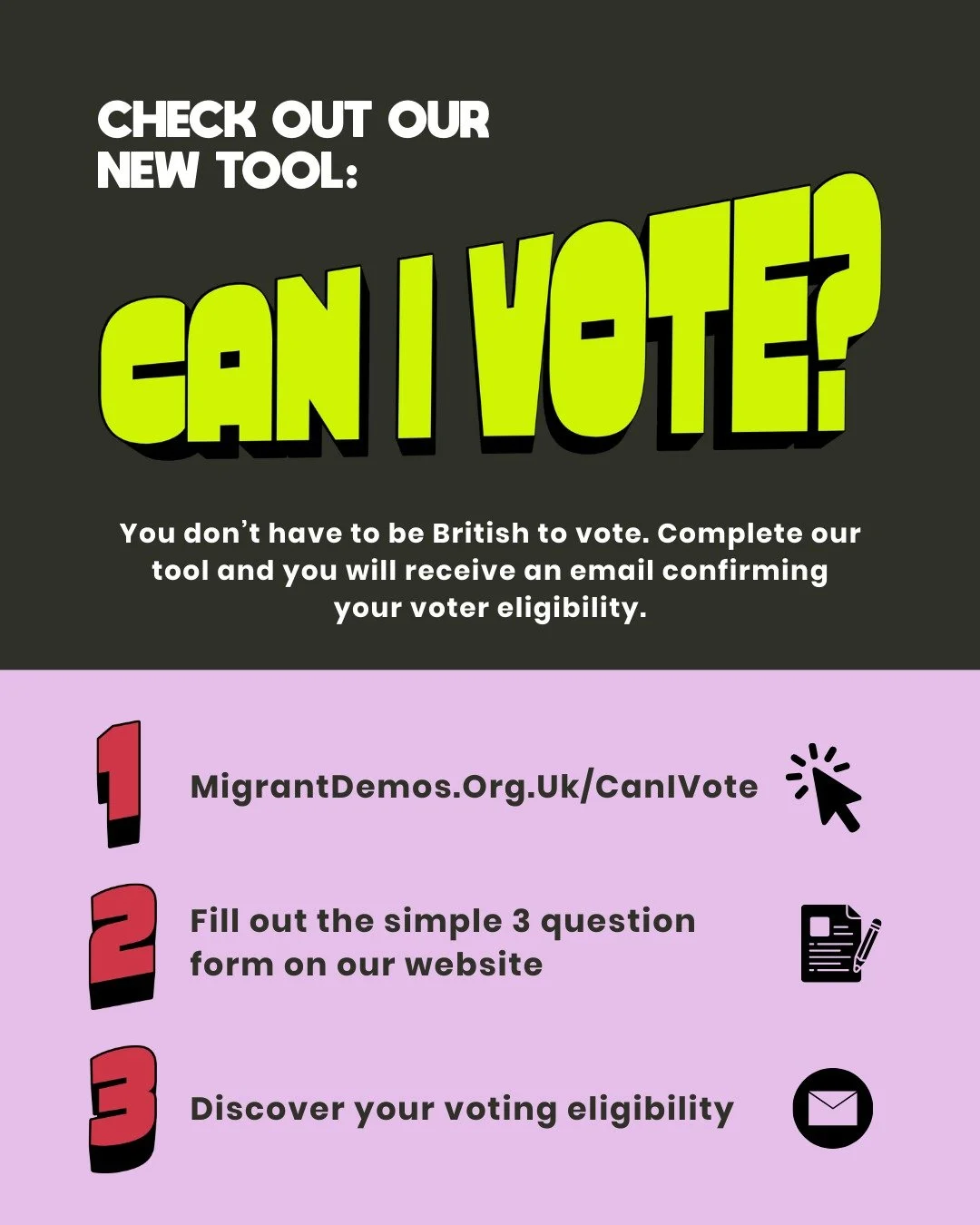 Have you ever been confused about whether you can vote in UK elections? With local elections on the horizon, there is no better time to get the answers you need about your own voter eligibility. Check out our new tool at the link in our bio!

#ukelec