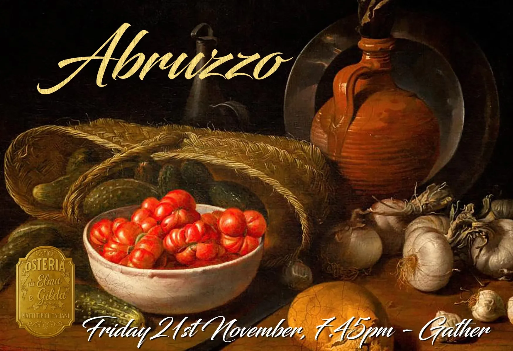 SOLD  OUT Supper Club - Antica Osteria da Elma e Gilda - Abruzzo