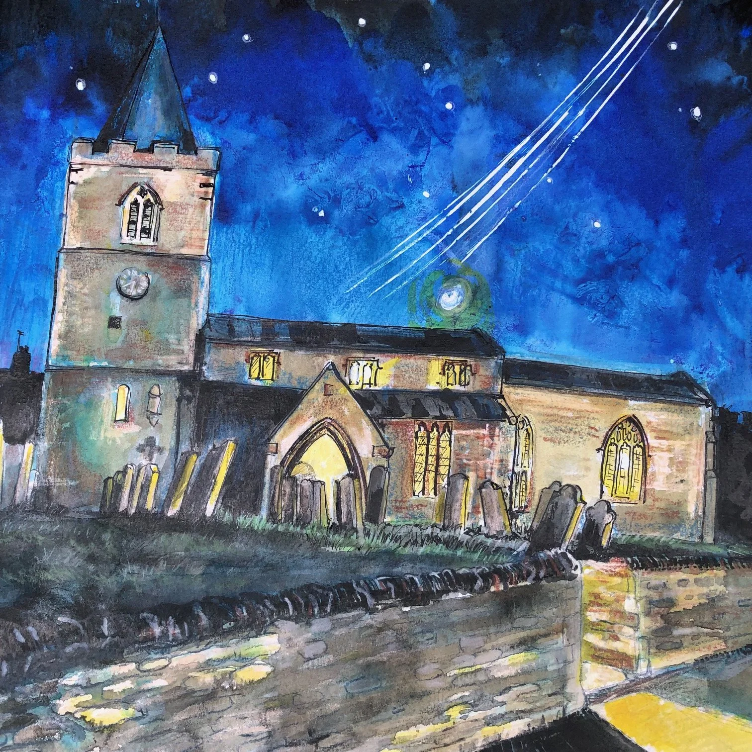 Moon Rising Over St Mary's