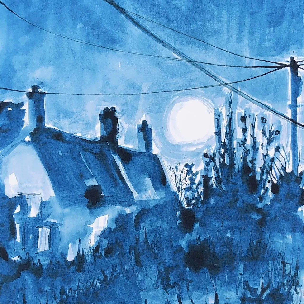 March Moon Rising - Giclèe