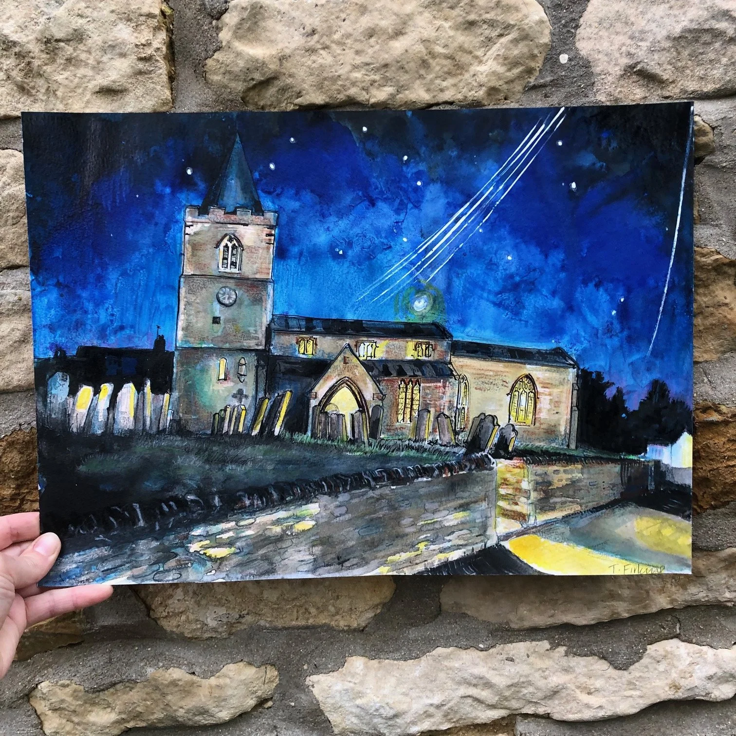 moon rising over st marys painitng.jpg