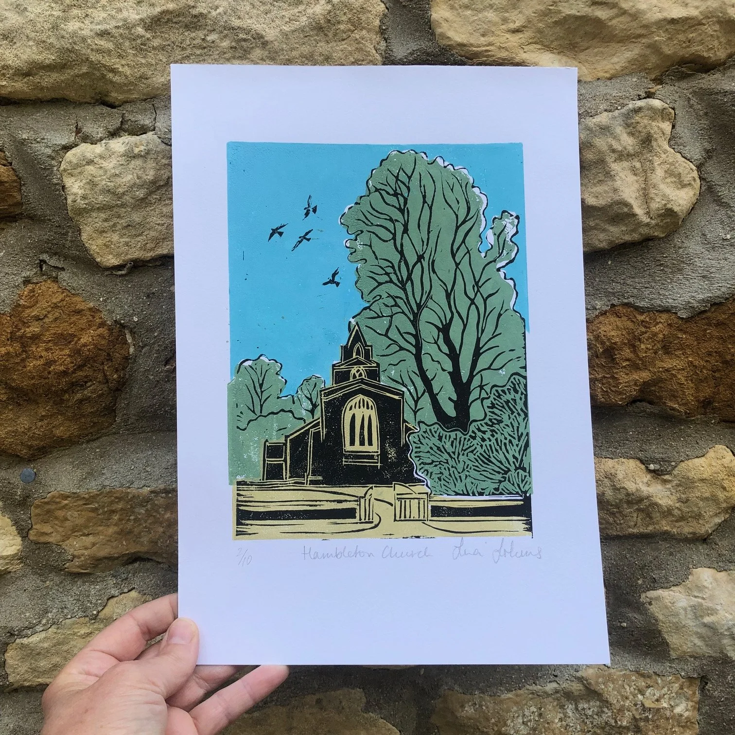 hambleton church linoprint.jpg