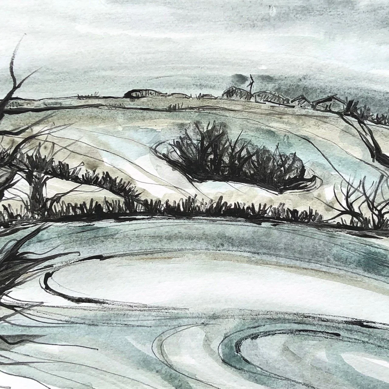 Wintery March Morning Giclèe