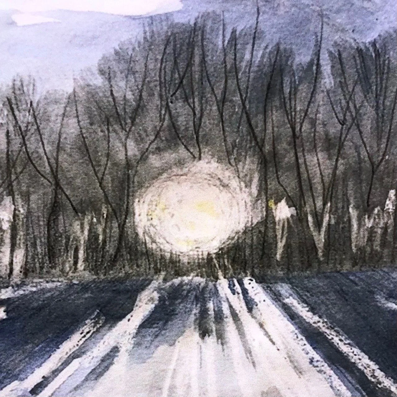 Frosty Morning Sun - Giclèe