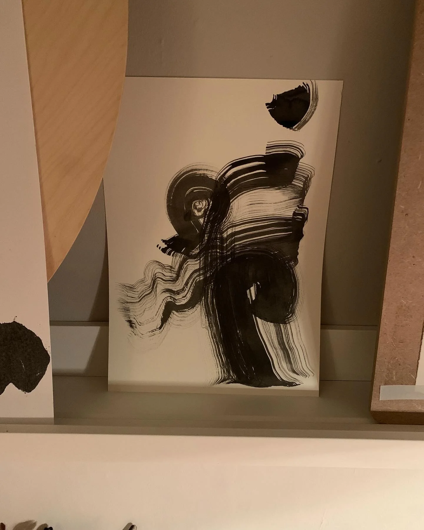 Kimono brush and ink #ink #brushpainting #quickart