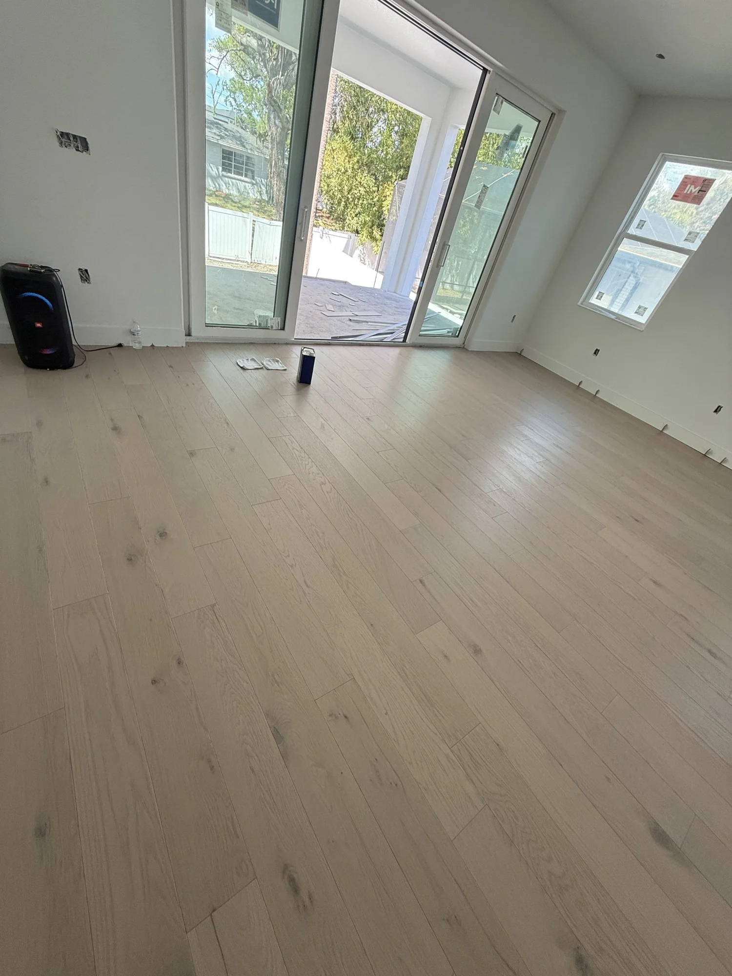 Laminate flooring installation in a Tampa Bay home