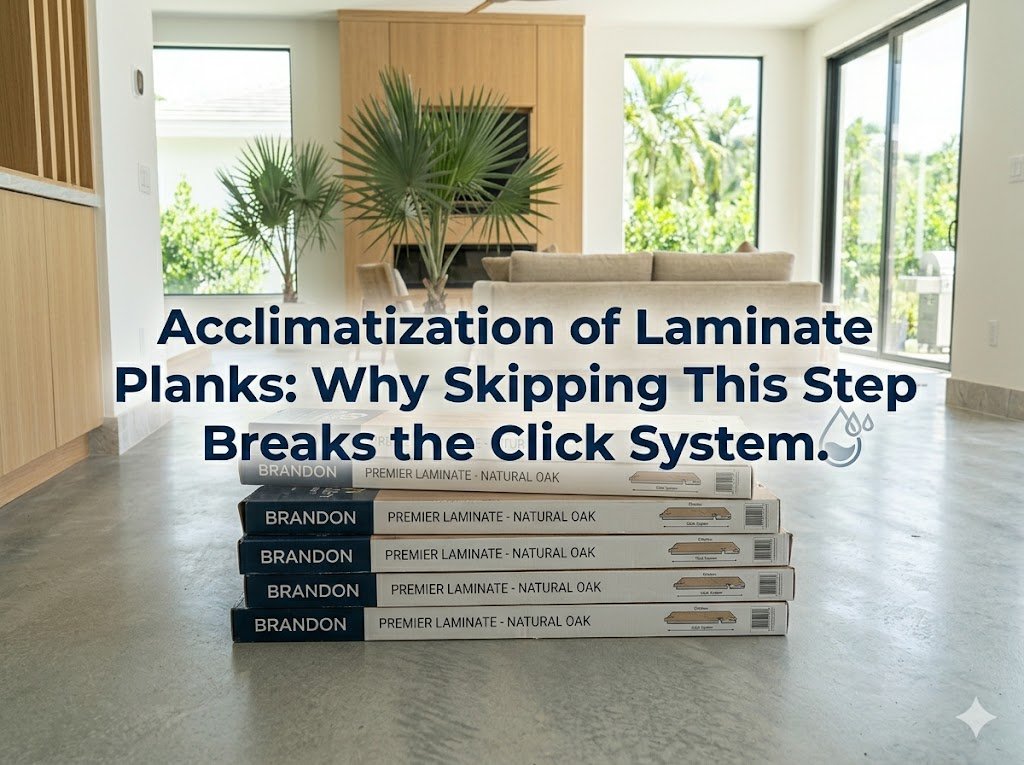 Why Laminate Flooring Must Acclimate 48–72 Hours Before Installation in Tampa Bay