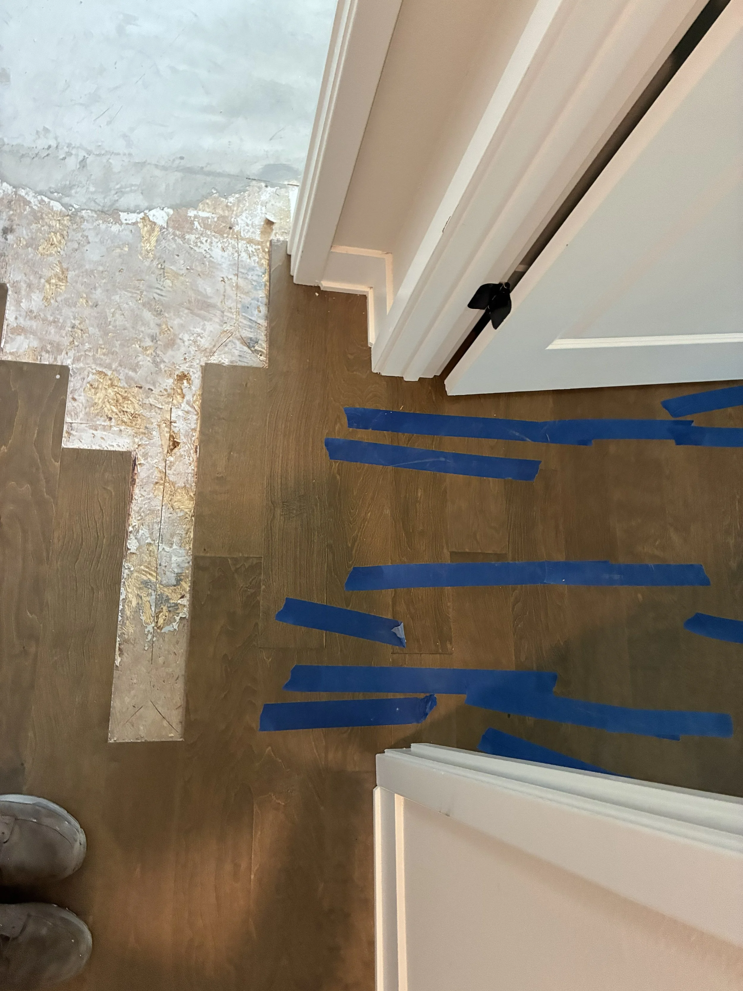 Luxury Vinyl Plank (LVP) — 100% waterproof, ideal for kitchens, bathrooms, and full home installations in South Tampa's humid environment.