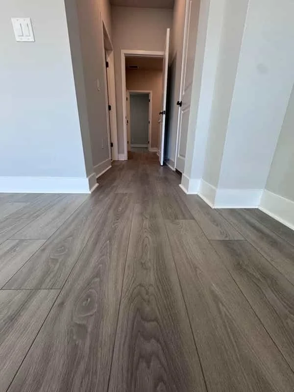 Luxury vinyl plank (LVP) installed at a town house in St. Pete