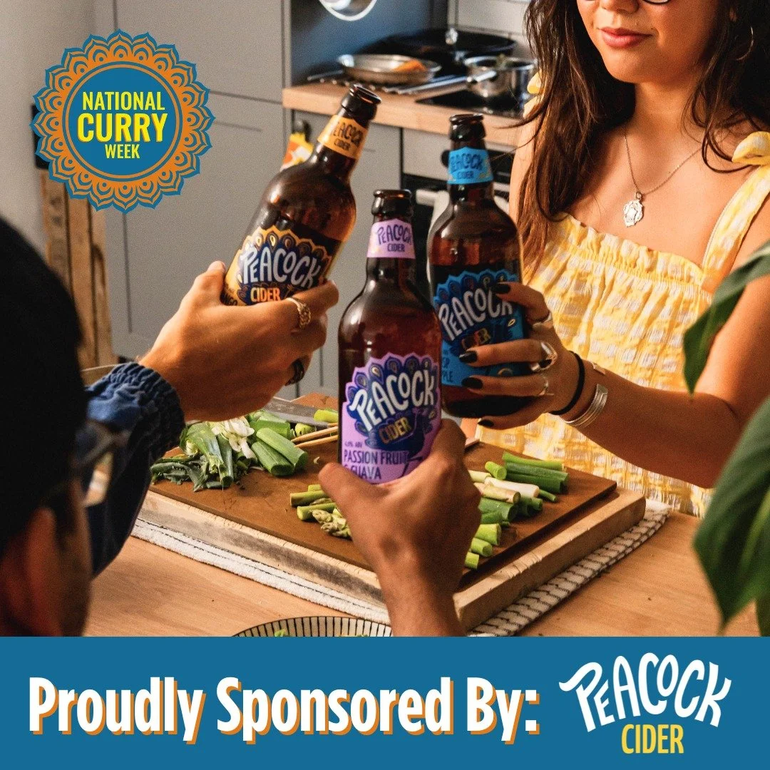 Curry night is great. Curry night with a crisp, refreshing cider? Even better. 🍛🍏✨​

This National Curry Week, we&rsquo;re raising a glass of Peacock Cider alongside our favourite dishes because, let&rsquo;s be honest, spice deserves something
cool