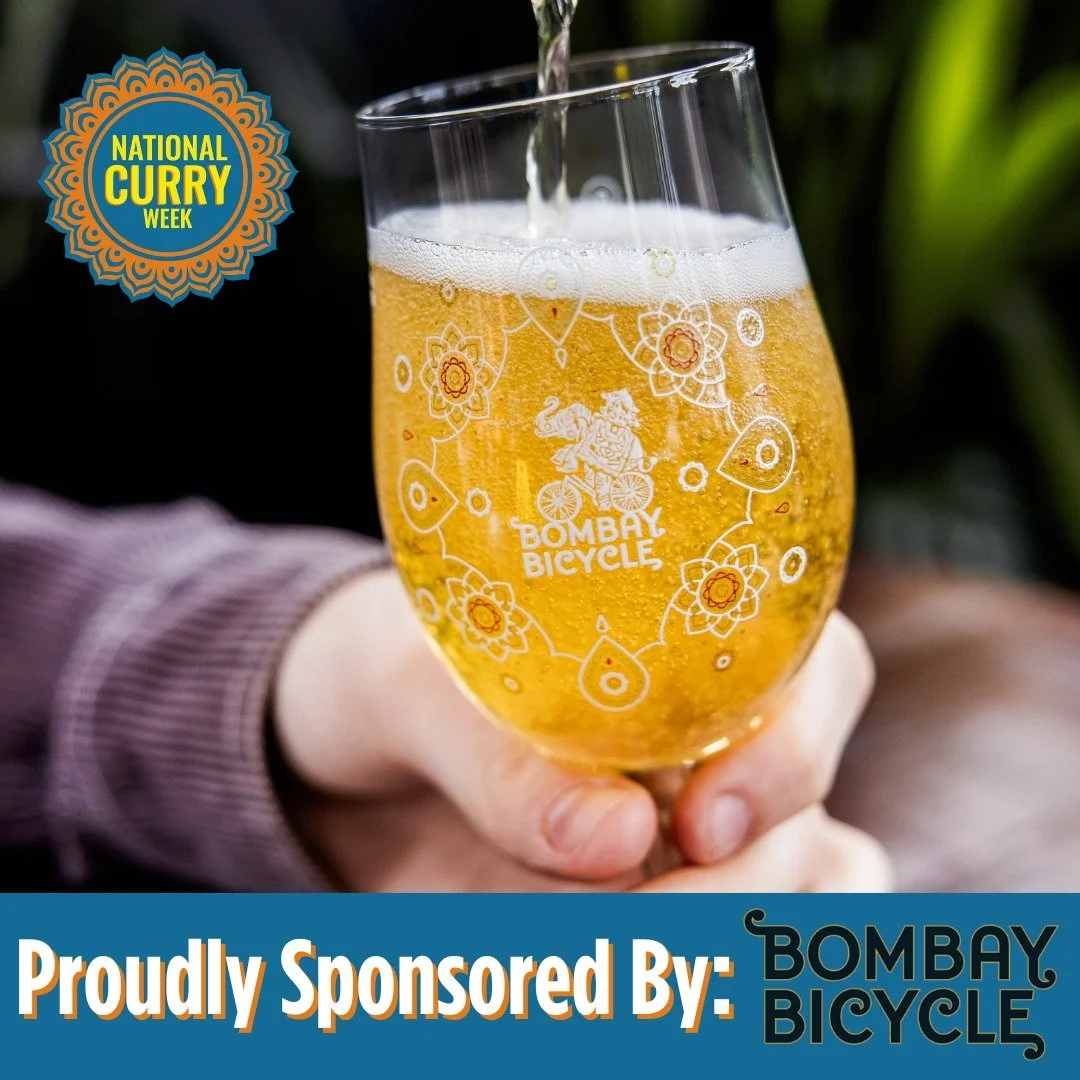 🍺🌶️ Curry nights deserve the perfect pint!​

We&rsquo;re proud to have Bombay Bicycle IPA as an official sponsor of National Curry Week 2025. Bursting with hoppy flavour and a refreshing finish,
it&rsquo;s brewed to be the ultimate curry companion.