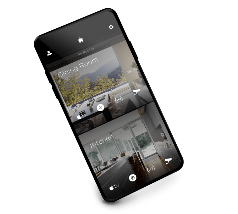 Savant Pro app showing the Savant Scenes page