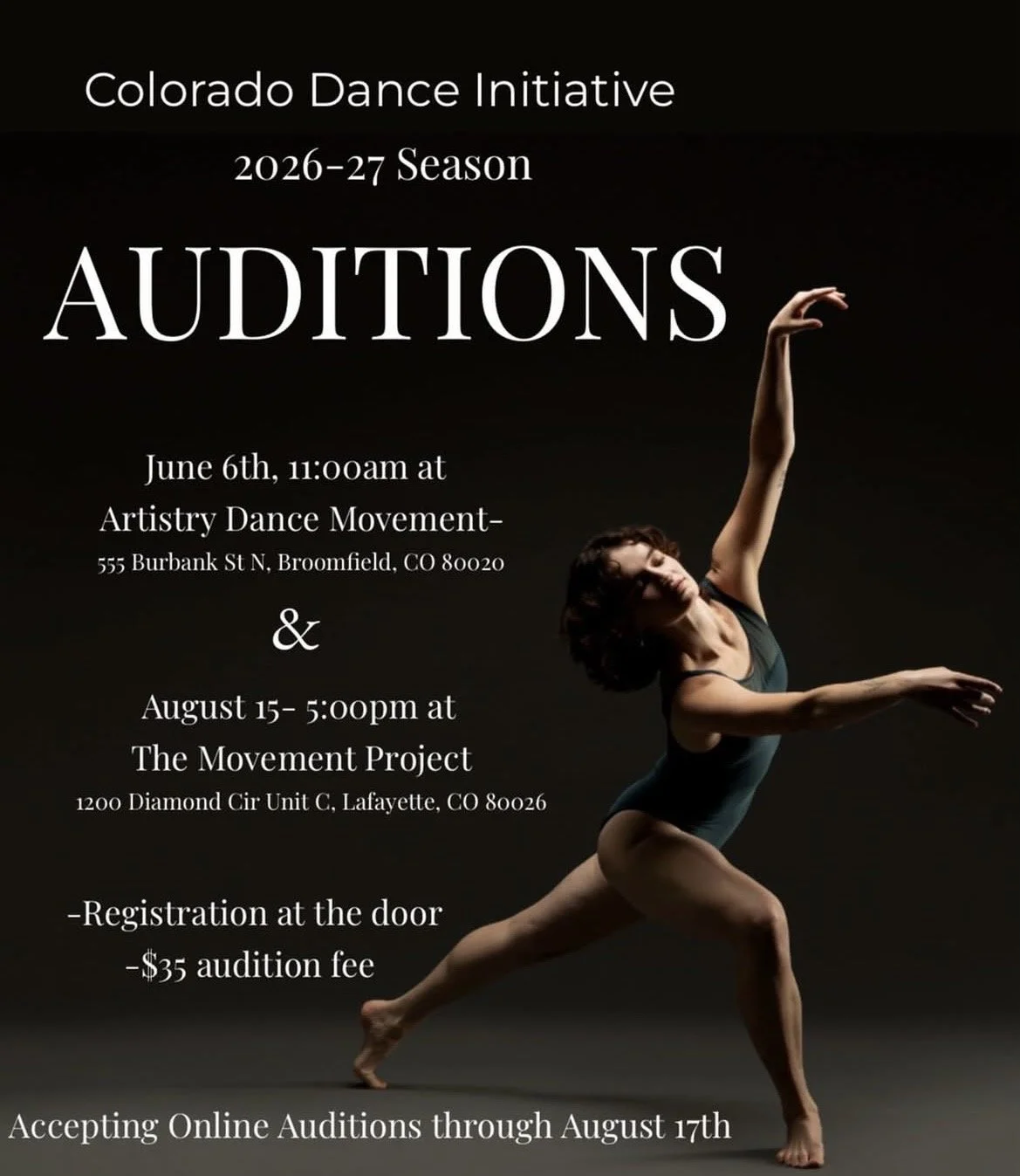 Colorado Dance Initiative Auditions