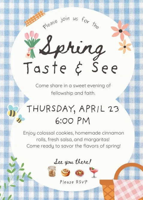 SBC-Spring Taste &amp; See