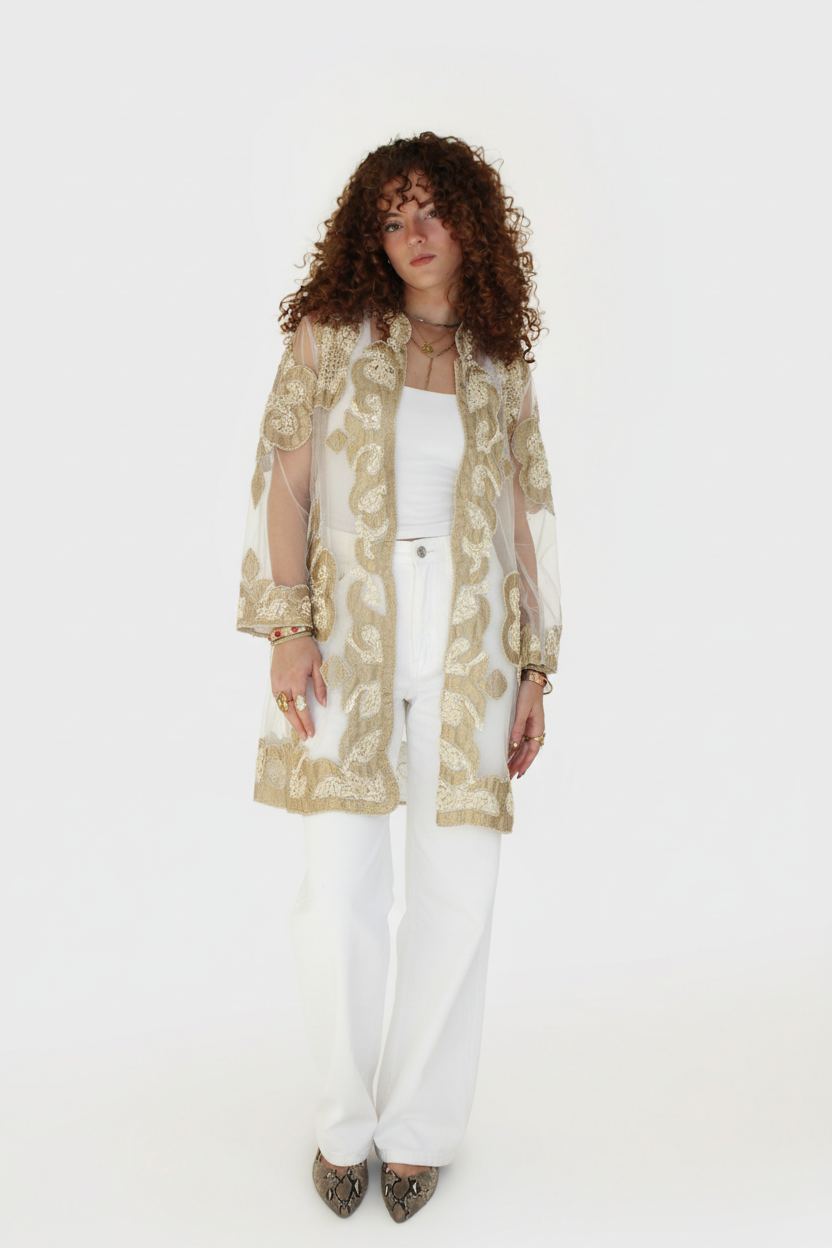 UN-deFind beaded kimono