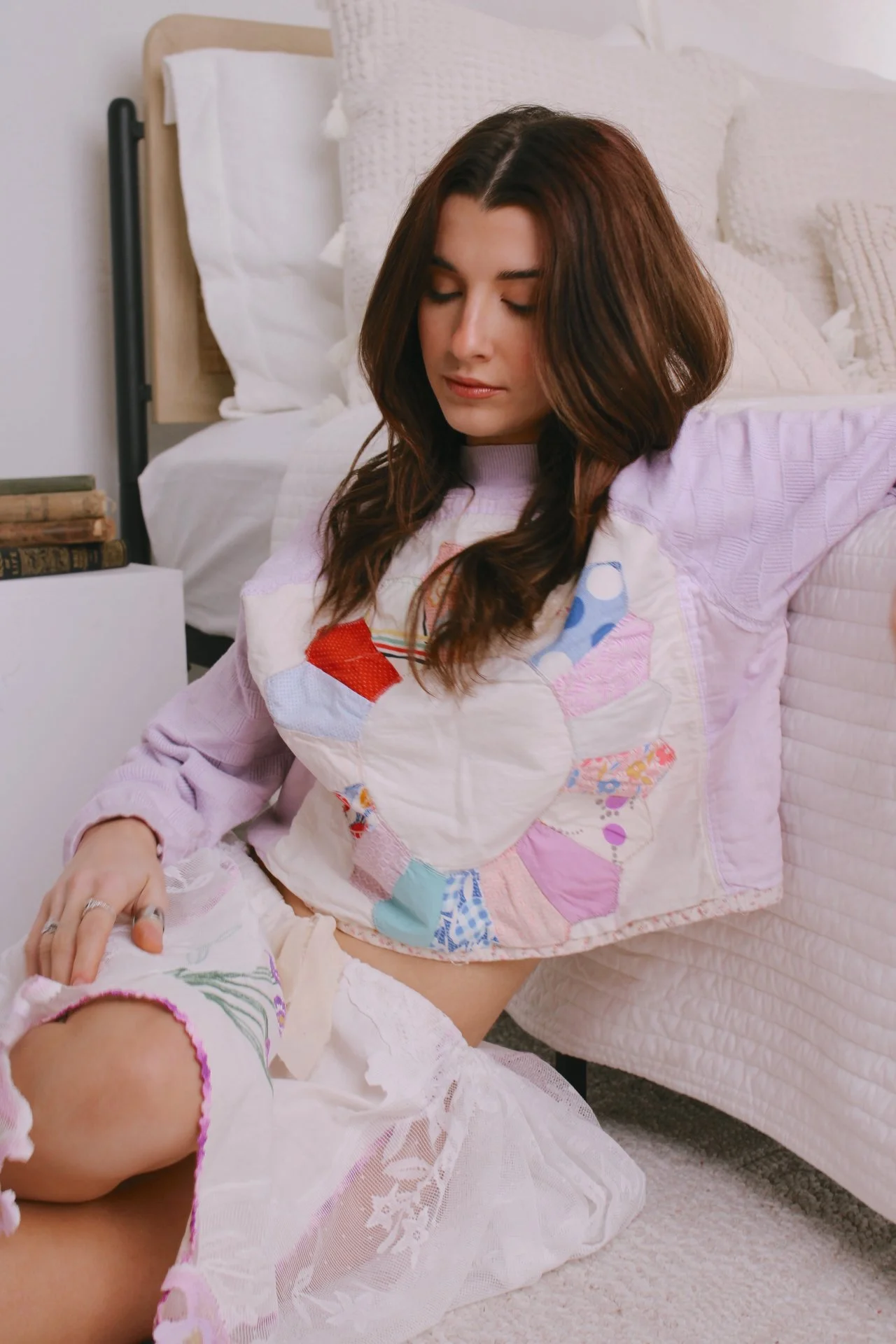 the lush lavender sweater