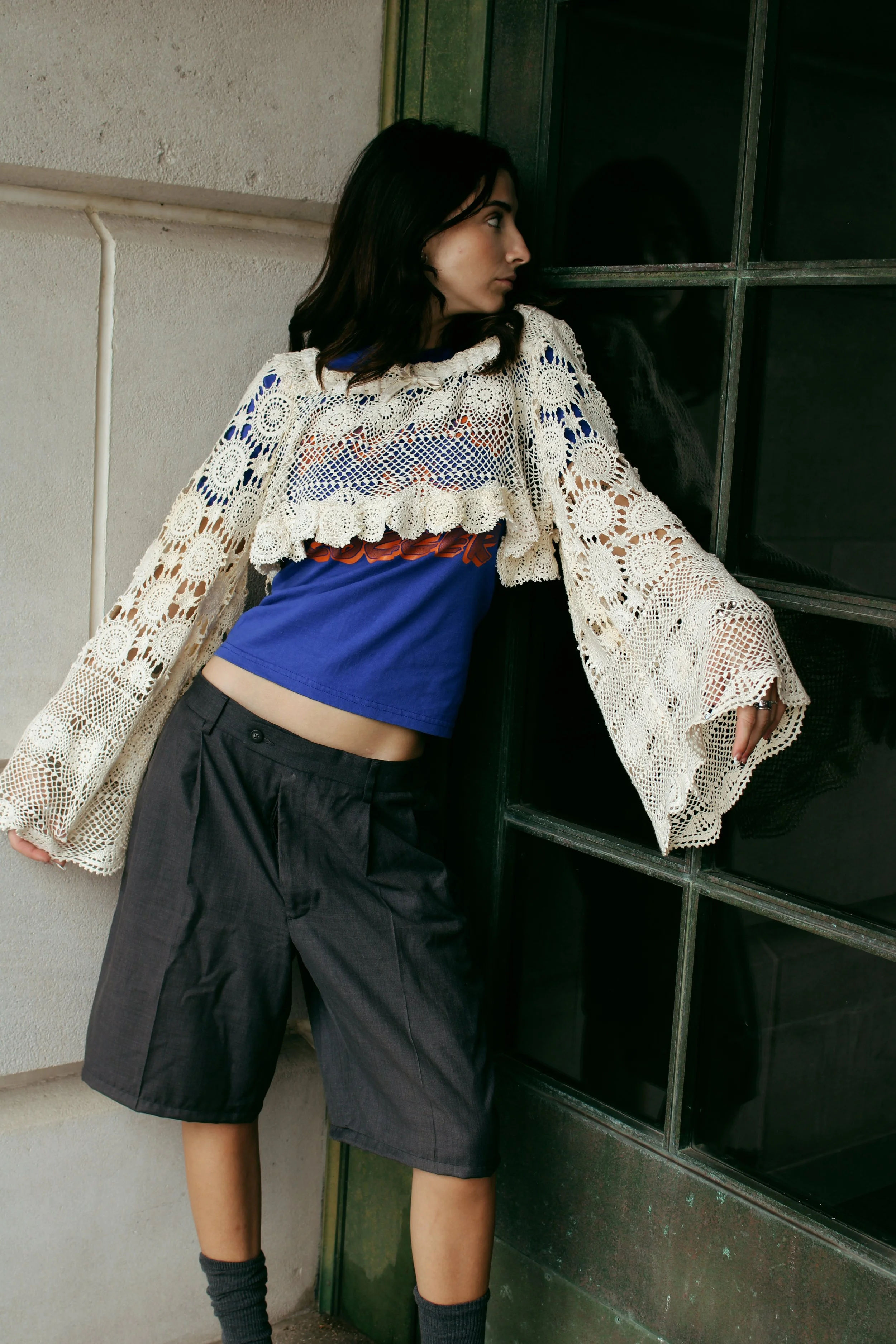 the UN-deFind upcycled bolero top