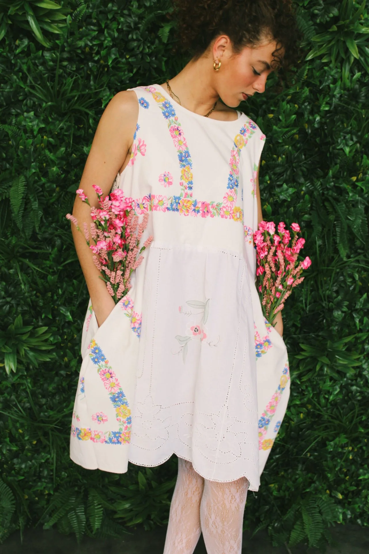 the pink daisy dress