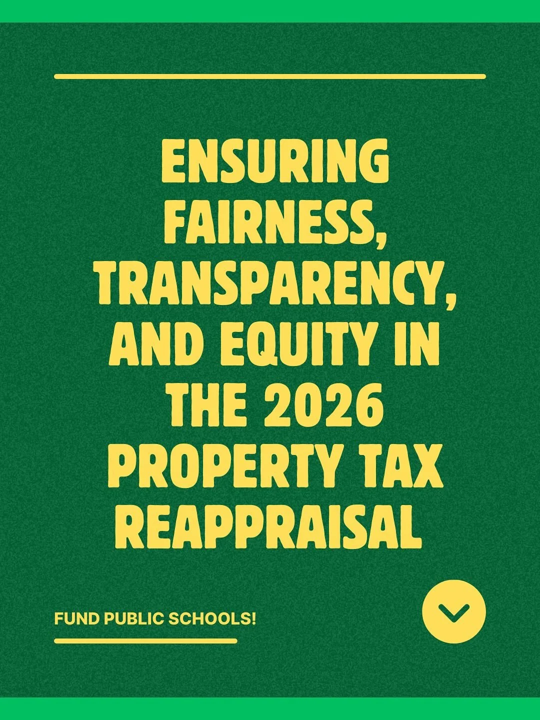 Public education is under attack at every level. Locally, our schools are funded by our property taxes. How our homes are assessed and valued matter. This is why ACAE, BCAE, FACS, and a coalition of community organizations are asking the county to ha