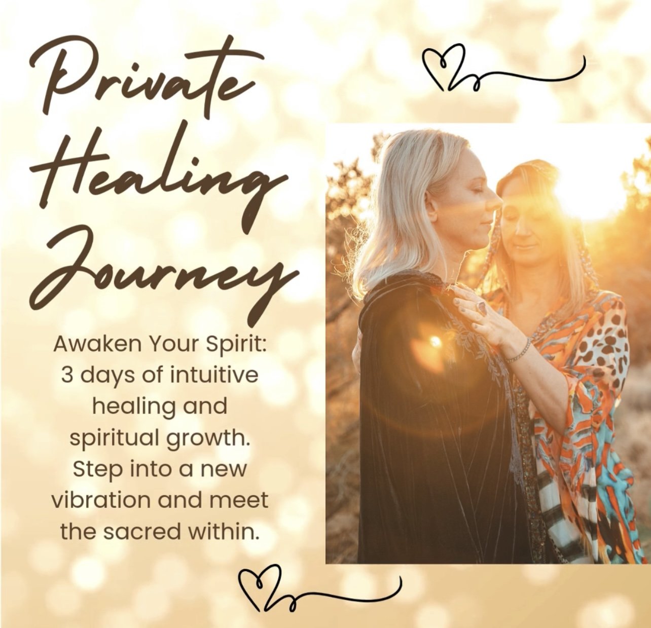 PRIVATE HEALING JOURNEY WITH SARAH - BY APPOINTMENT