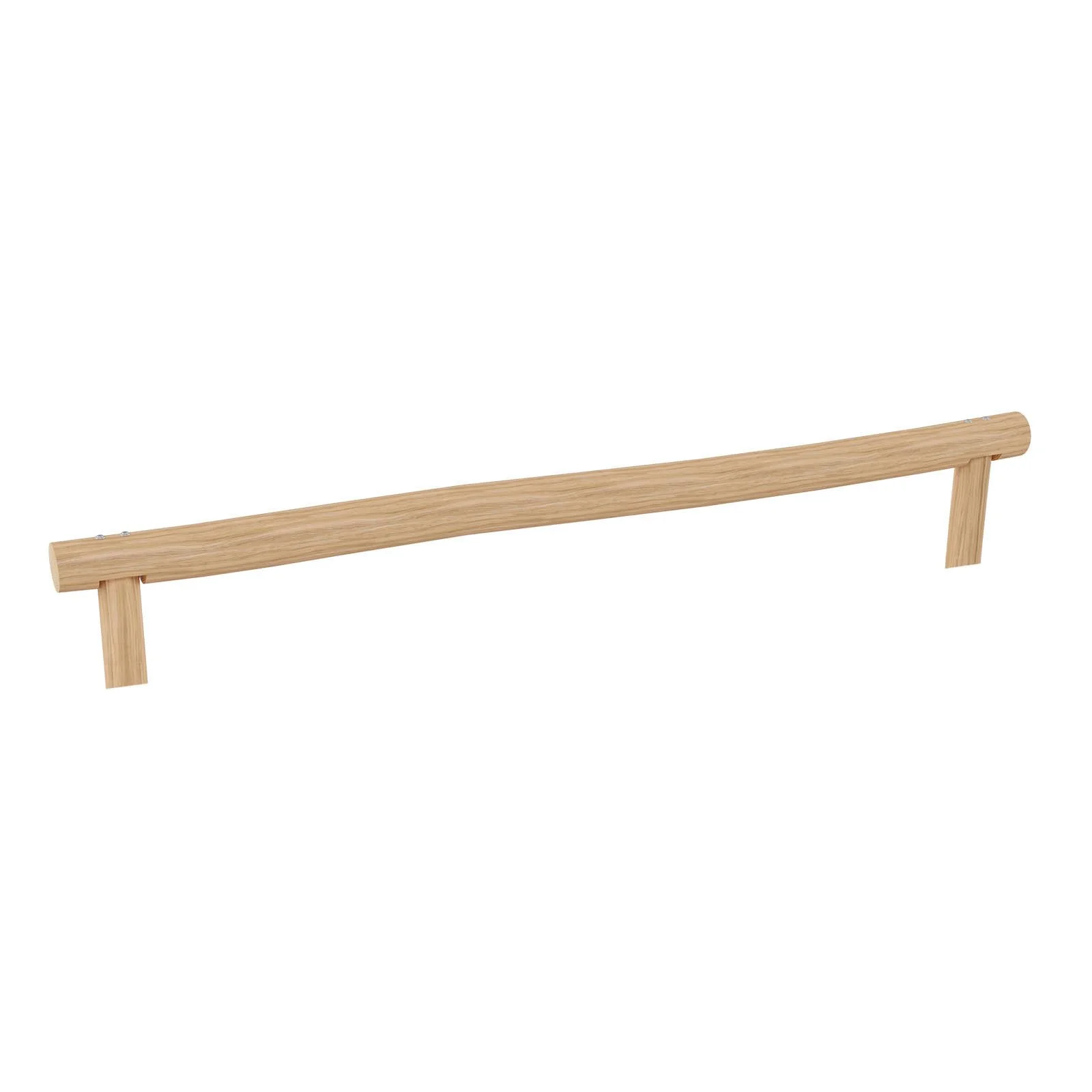 Robinio balance beam made of robinia wood for children aged 3–14, designed for public playgrounds and fitness trails, supporting balance and coordination.