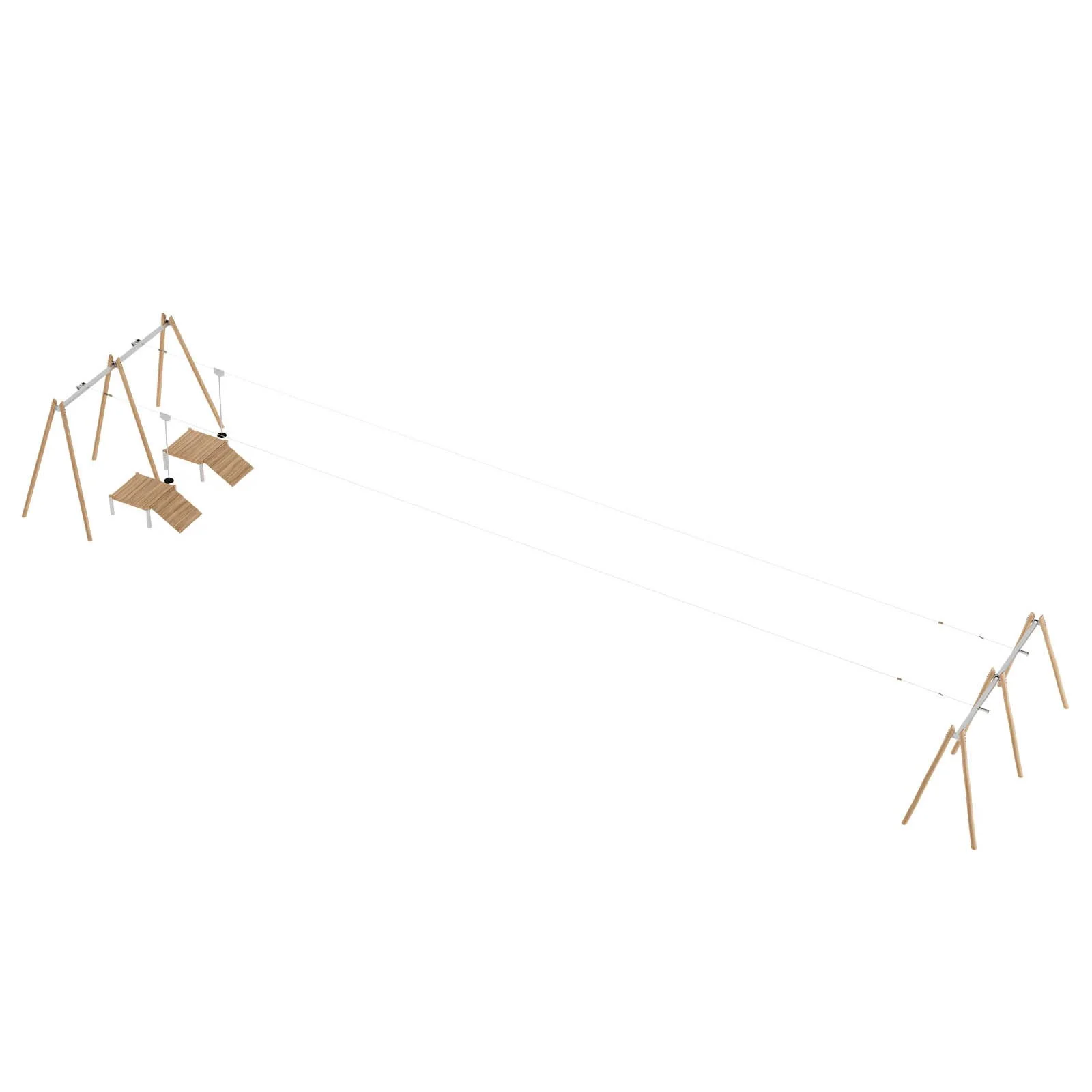 Robinio Double Zip line