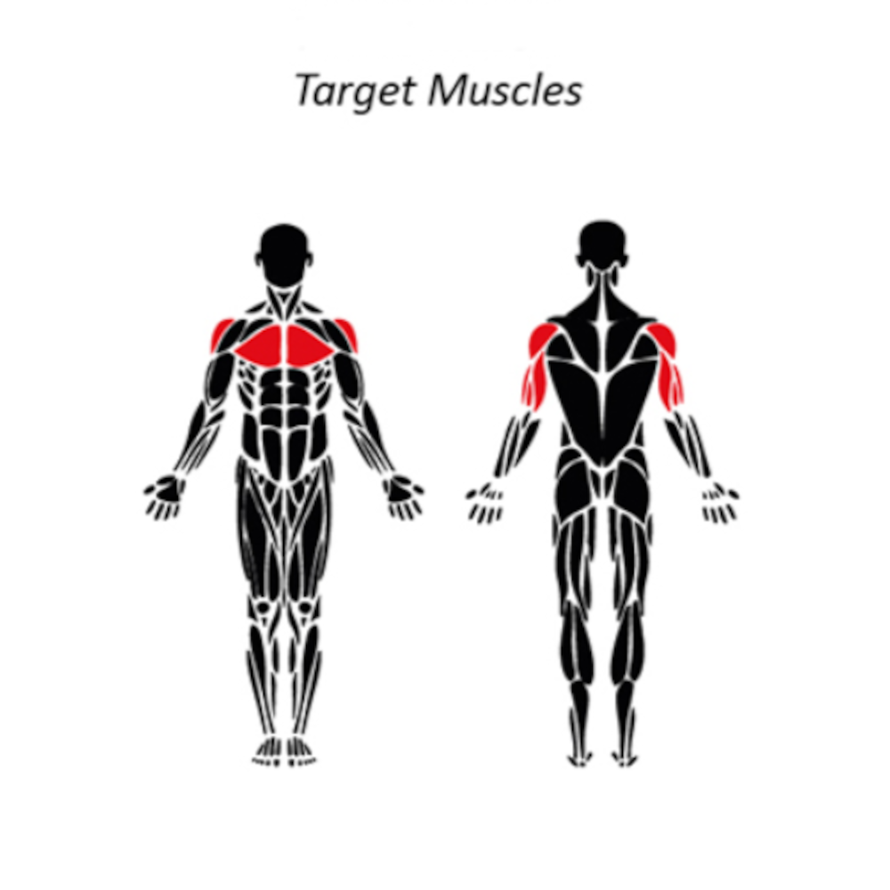 Outdoor bench press machine targeting chest and shoulder muscles — heavy-duty steel design suitable for municipal outdoor gyms and real estate projects, comparable to Omnigym.