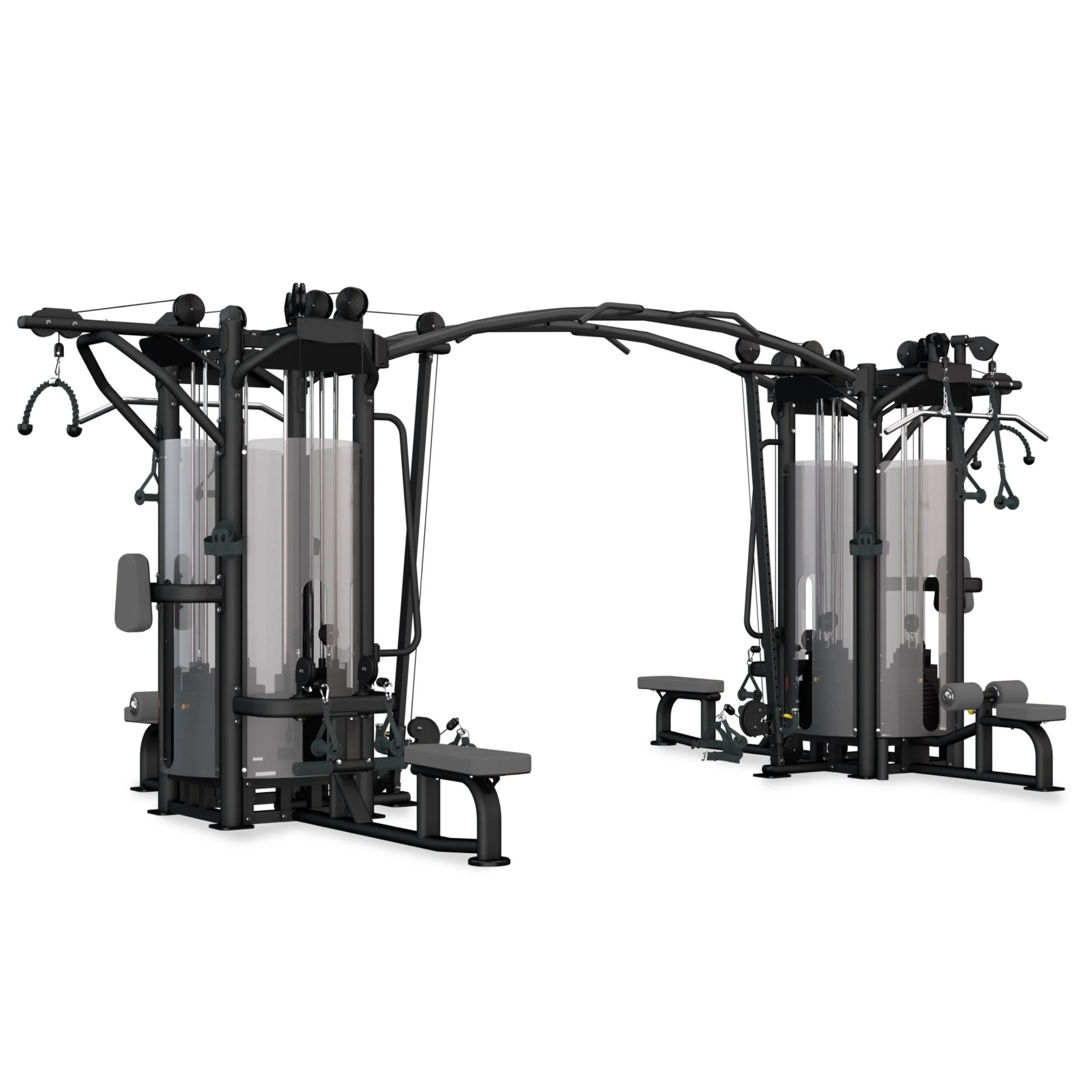 Ergoline 8 darbo pozicijų kompaktiška daugiavietė jėgos treniruočių stotis