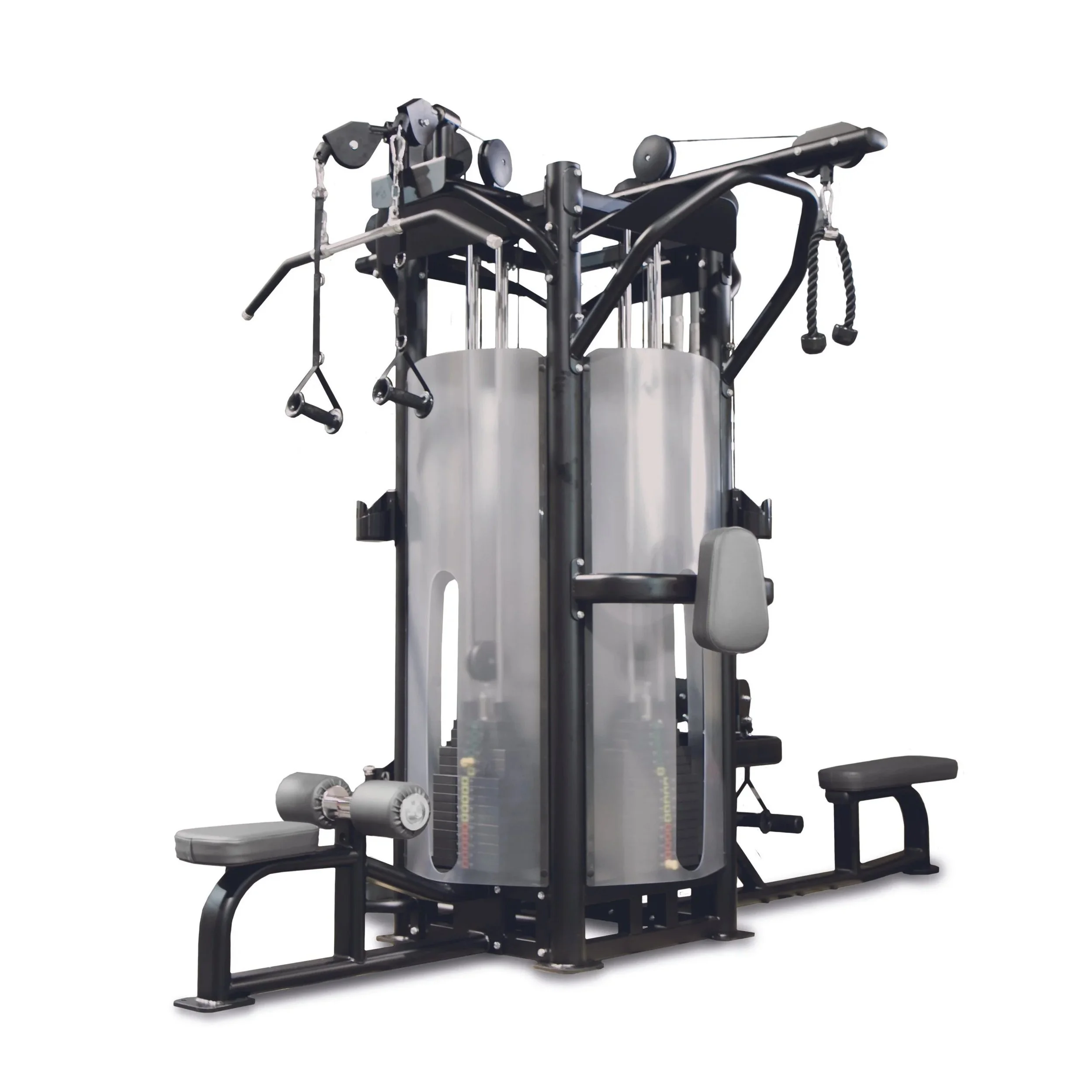 Ergoline 4 darbo pozicijų kompaktiška daugiavietė jėgos treniruočių stotis