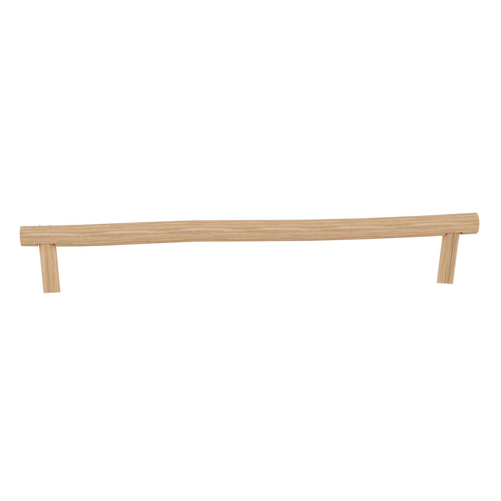 Robinio balance beam made of robinia wood for children aged 3–14, designed for public playgrounds and fitness trails, supporting balance and coordination.