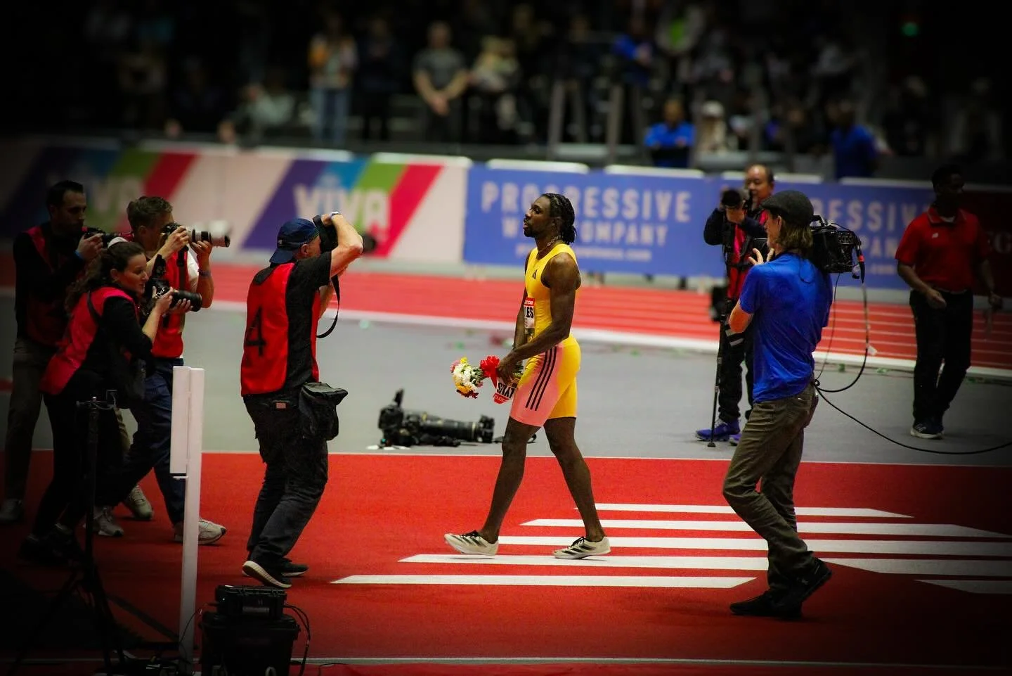 Mr. Worlds Fastest Man @nojo18 @newbalancerunning #olympics #track #fastestmanalive #noahlyles #newbalance