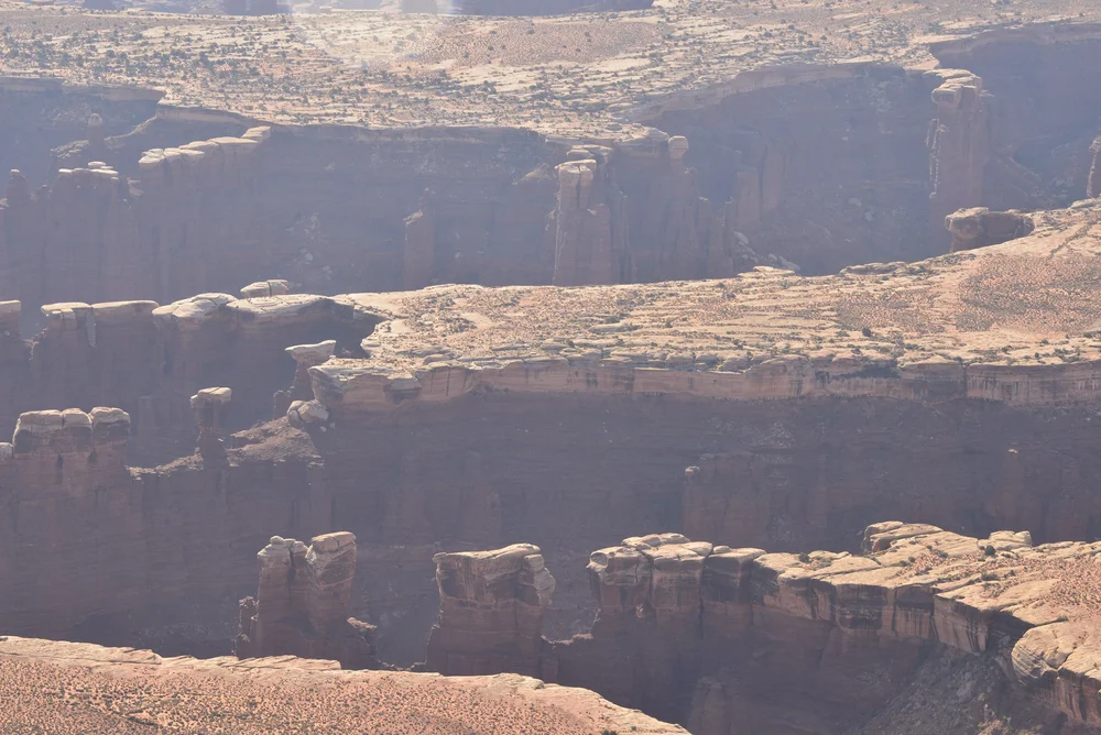 Dramatic Desert Landscape With Plateuas.JPG