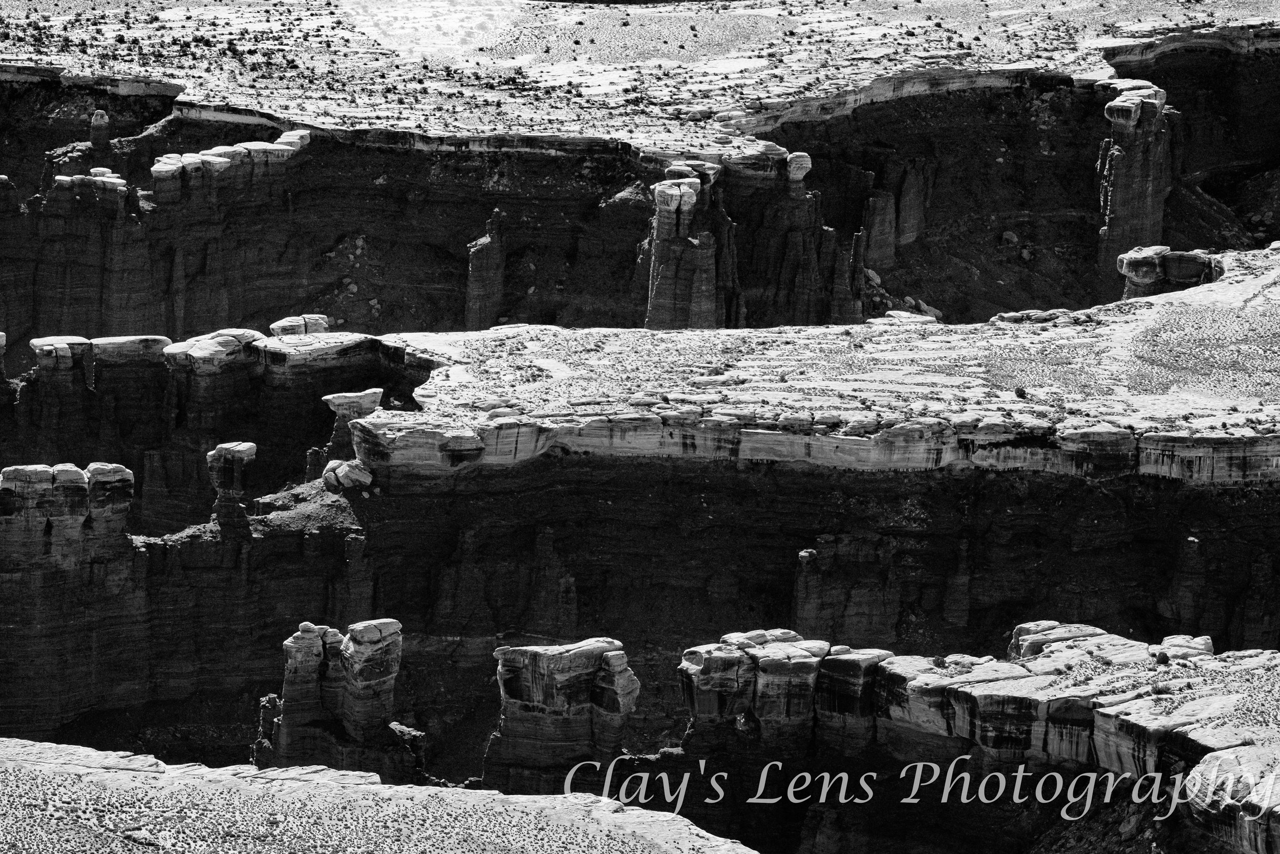 Monchrome Aerial Deep Canyons Canyonlands National Park UT preview.jpg