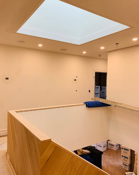 in progress, skylight