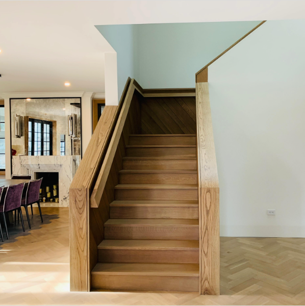 finished stairwell