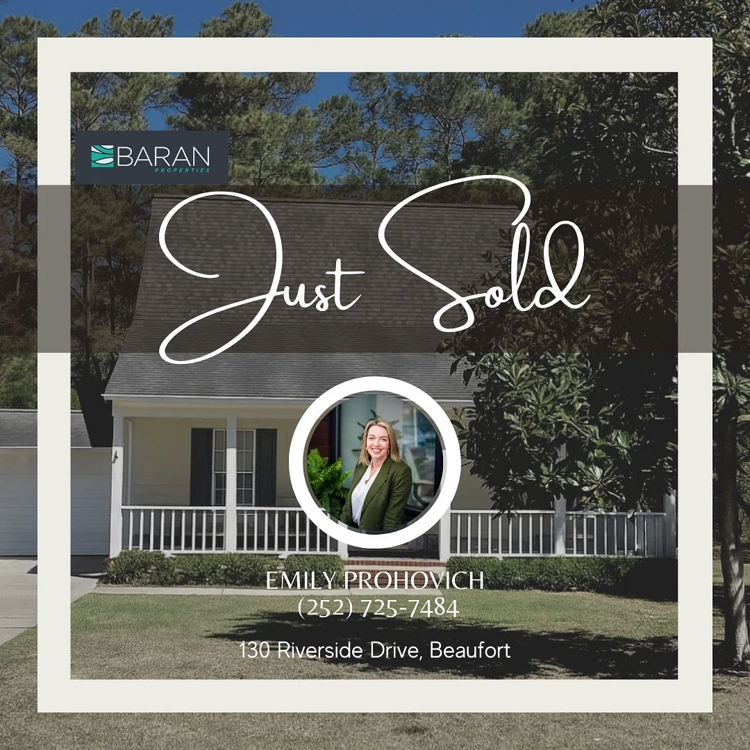 🎉 Congrats to our amazing buyers on their new home in Beaufort! Wishing you many happy memories in this beautiful coastal town 🏡✨

#justsold #beaufortnc #newbeginnings