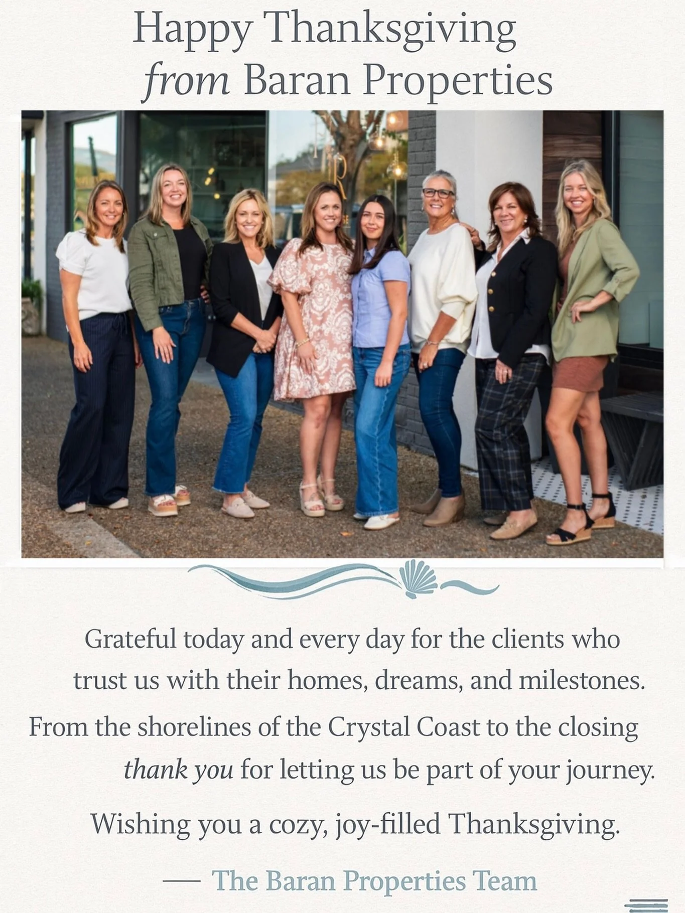 Wishing you and your families a very Happy Thanksgiving! We&rsquo;re grateful every single day for the friends, family, and amazing clients who make what we do so meaningful. 🤍✨