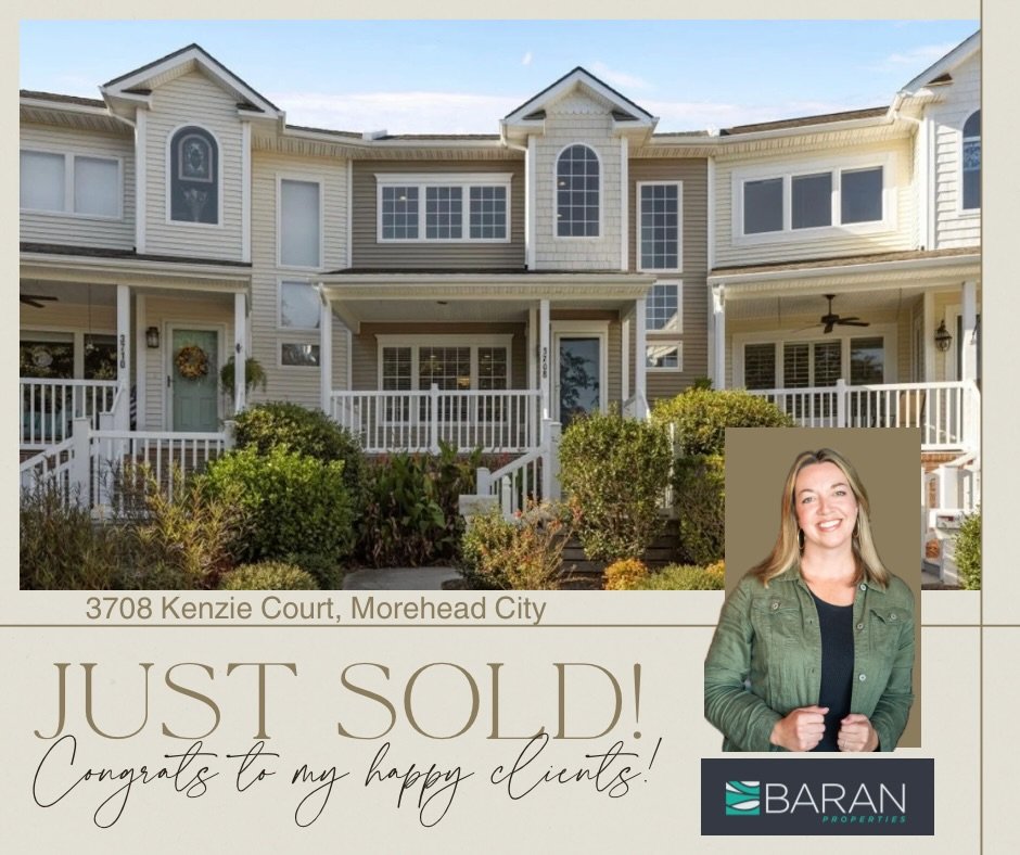 Congrats to our clients for securing this beautiful property in the heart of Morehead City! Cheers to a new chapter and new beginnings. 🥂