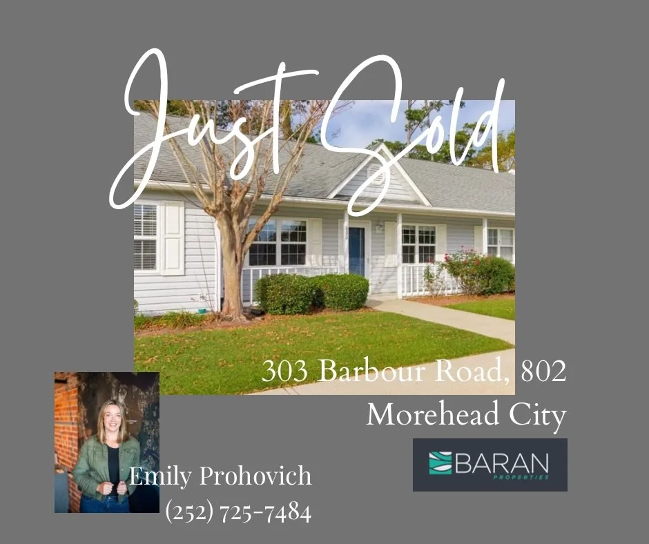 2025 ended with the successful sale of this adorable, affordable unit in the heart of Morehead City. So happy for our seller- on to the next! 🏡