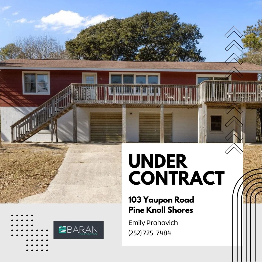 UNDER CONTRACT 🌊

Our buyers just secured this classic 5-bedroom beach cottage in Pine Knoll Shores and it&rsquo;s the perfect spot for gathering family, hosting friends, and making coastal memories.

There&rsquo;s something special about a timeless