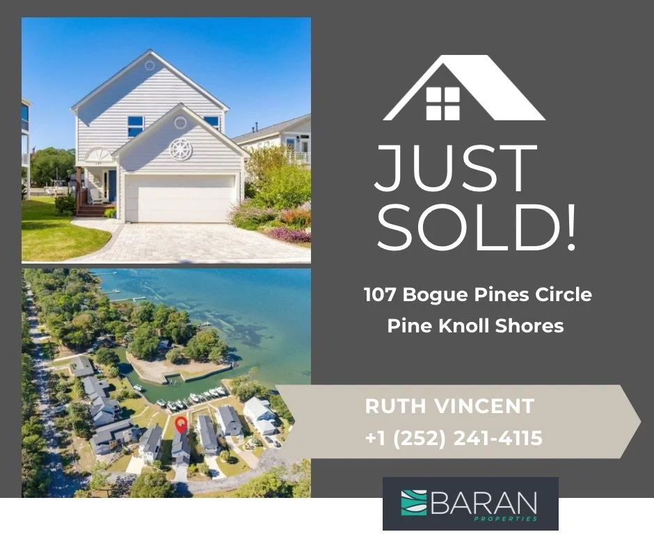 ✨ Just Sold in Pine Knoll Shores! ✨

Another beautiful closing on the Crystal Coast! Congratulations to our wonderful seller on the successful sale of 107 Bogue Pines Circle in Pine Knoll Shores. It&rsquo;s always exciting to see a waterfront home fi