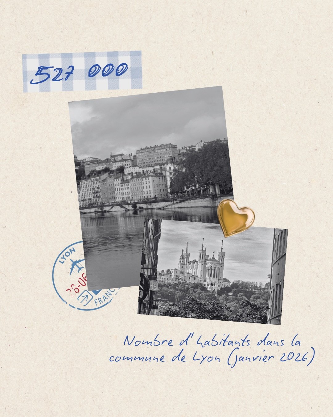 Lyon, c&rsquo;est 527 000 habitants au c&oelig;ur de la ville
et 1,7 million &agrave; l&rsquo;&eacute;chelle de la m&eacute;tropole.

Une ville qui se vit quartier par quartier :
bonnes adresses, spots confidentiels, lieux culturels et pauses gourman