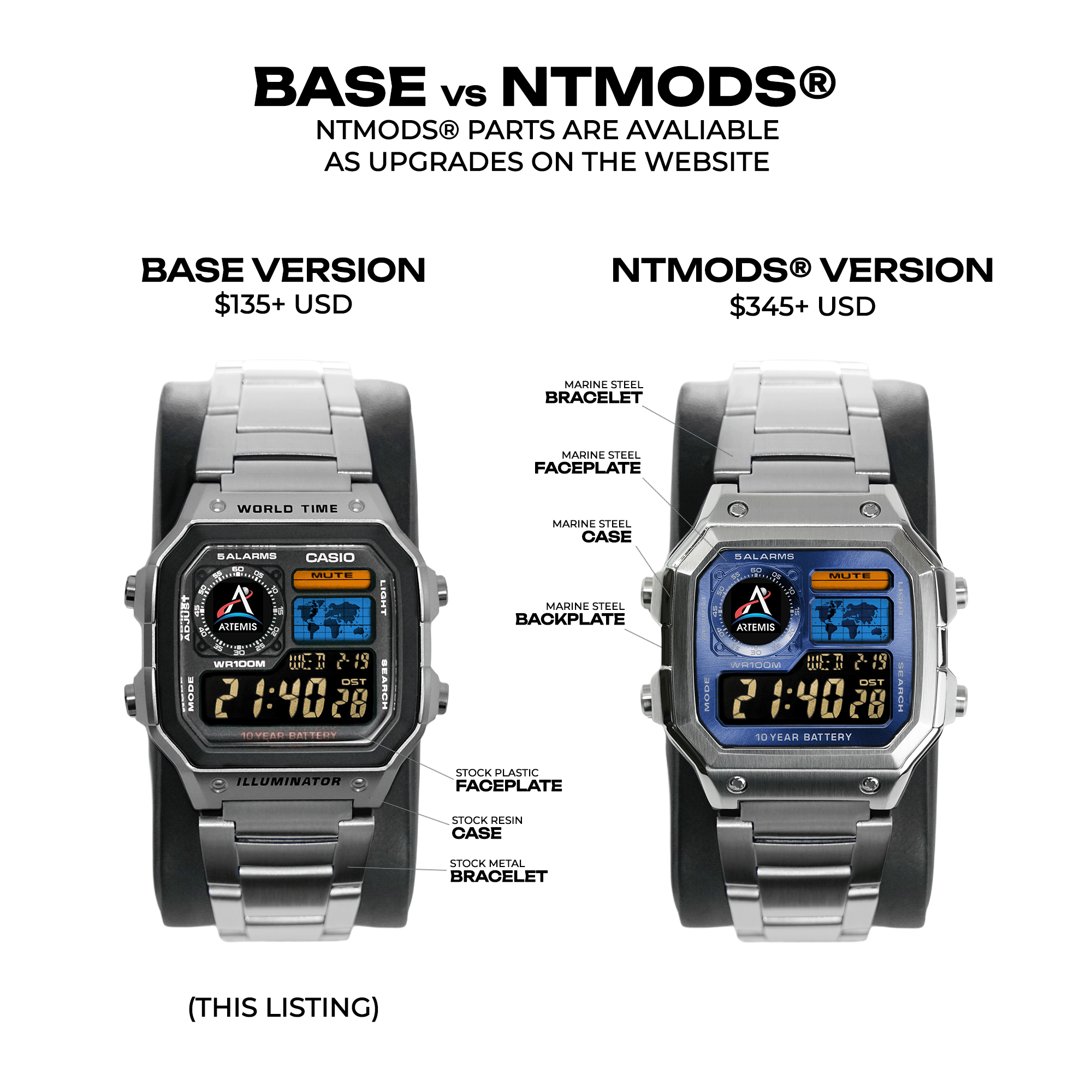 Nocturnal Time | Custom Casio Watches | Mods & Builds — Nocturnal Time