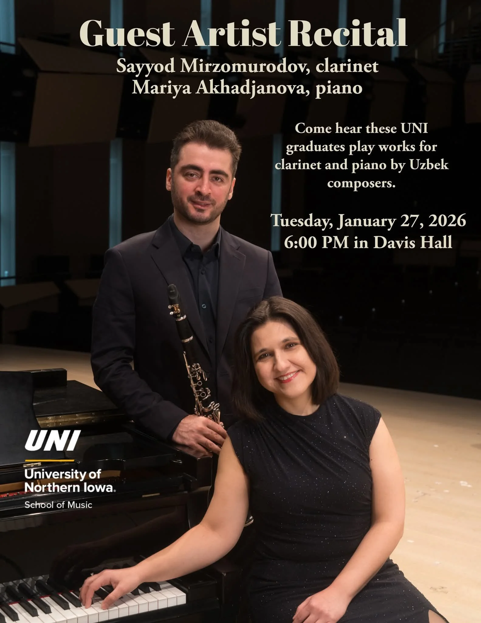 Guess Artist Recital at the University of Iowa