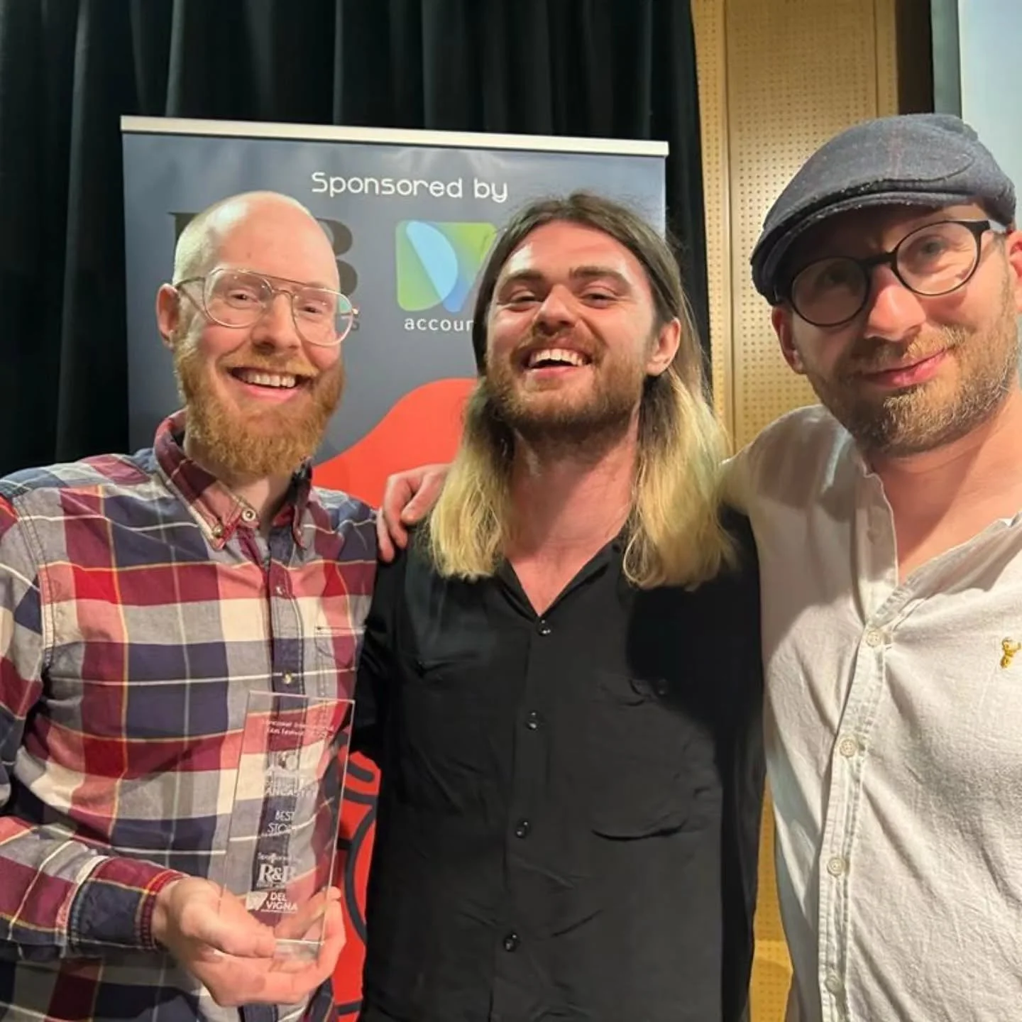 Great night at #LancasterInternationalShortFilmFestival with my film making pals @wyszynski.karol @jakelees94

We even came home with an award for our film Riley &amp; Rambo! 

Huge thanks to Riley, Rob, Sarah and everyone involved in the film! This 