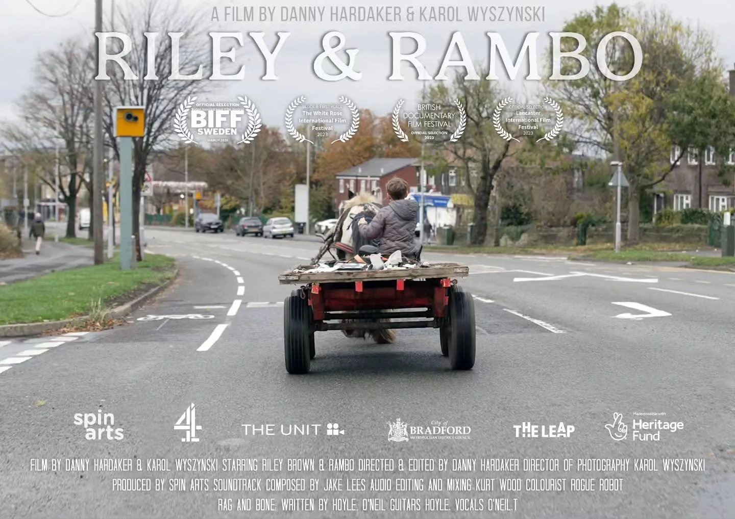 Here is our Riley &amp; Rambo poster with added film festival laurels! Big ups to @wyszynski.karol my film making bro.

We are so pleased to announce our short doc has been selected for #TheWhiteRosefilmfestival #BodenFilmFestival #BritishDocumentary