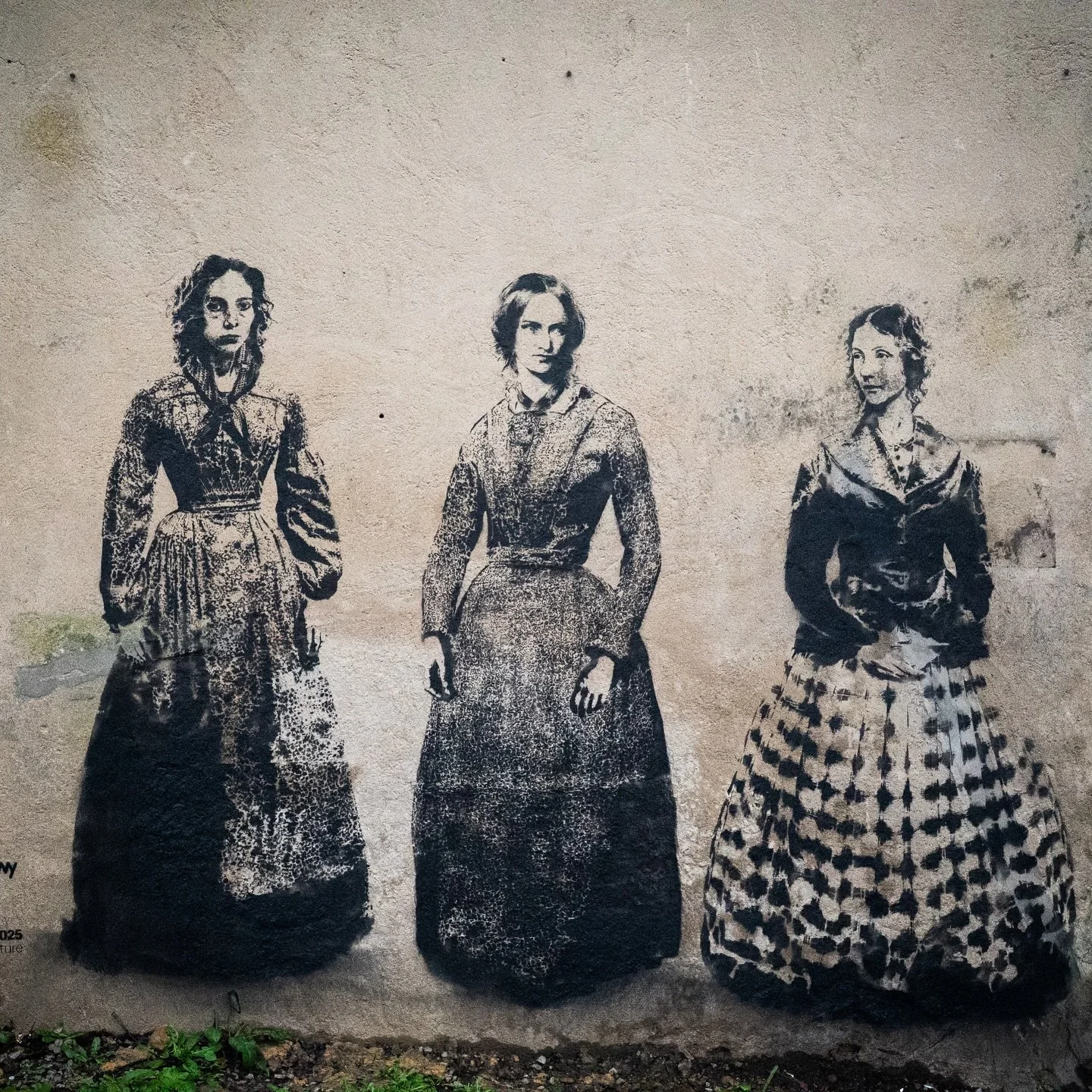 I worked with Bradford 2025 and graffiti artist @stewystencils  recently and captured some of his latest works. 

It was great to capture his rendition of the Bront&euml; sisters in Haworth. I grew up in Haworth so it&rsquo;s always nice to shoot in 