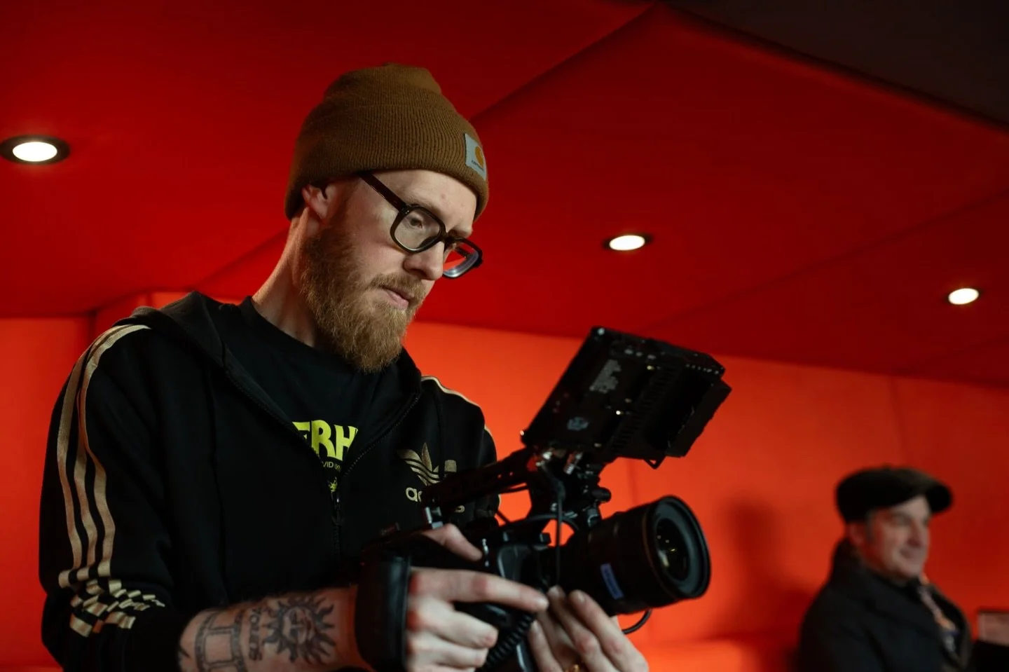 Here&rsquo;s a #BTS from a project I&rsquo;m working on with @sormstudiosbd1 Over the last couple of years we have developed a really tight and agile production company, working with such a talented crew. We are offering students from SORM experience