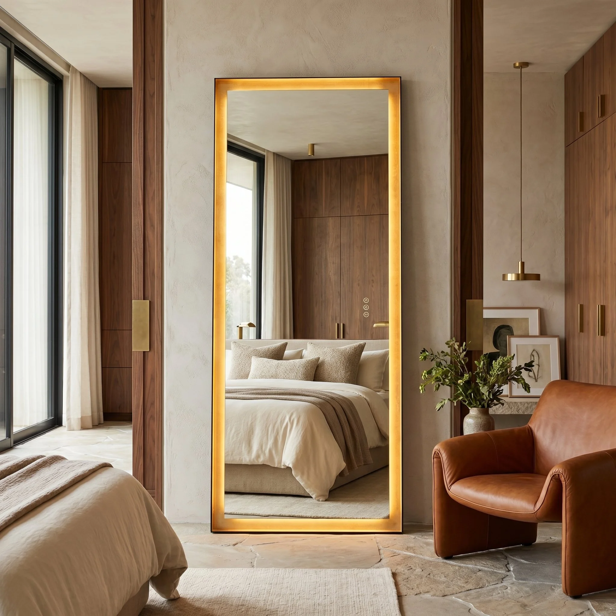 Quorum Introduces Dorato, A Luxury LED Mirror Collection Defined by Gold Leaf Detailing