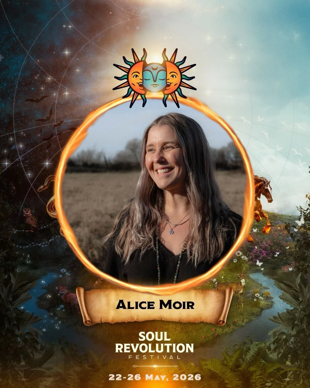 I&rsquo;m dead excited to be teaching Mandala Vinyasa at this year&rsquo;s @soul.revolution.festival 🪶✨
⁣
You can expect @dulce_mandala&rsquo;s Mandala Methodology - an elemental breath-led vinyasa practice which circles the mat, creating sacred geo
